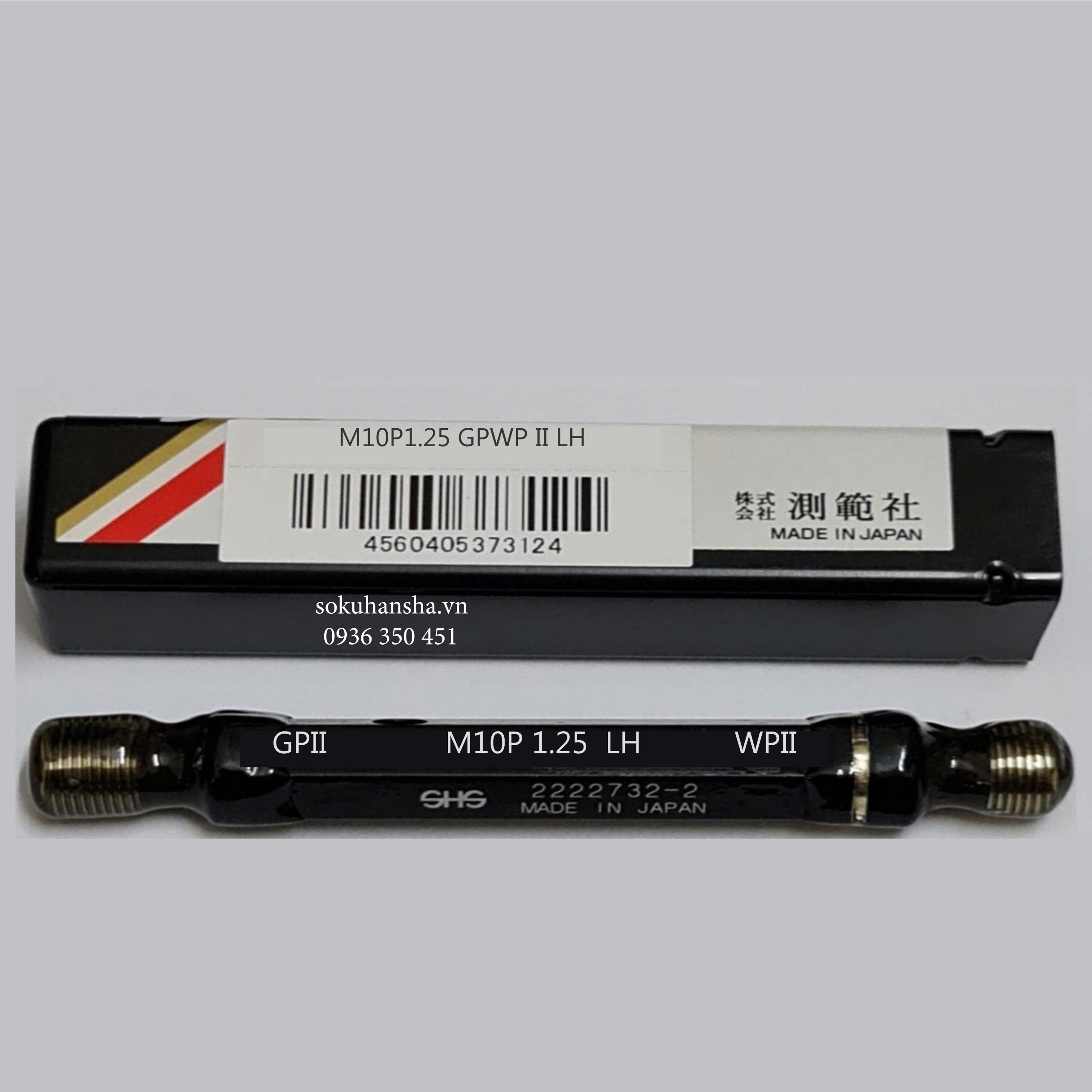 Dưỡng kiểm ren M10P1.25 GPWPII LH (ren trái)